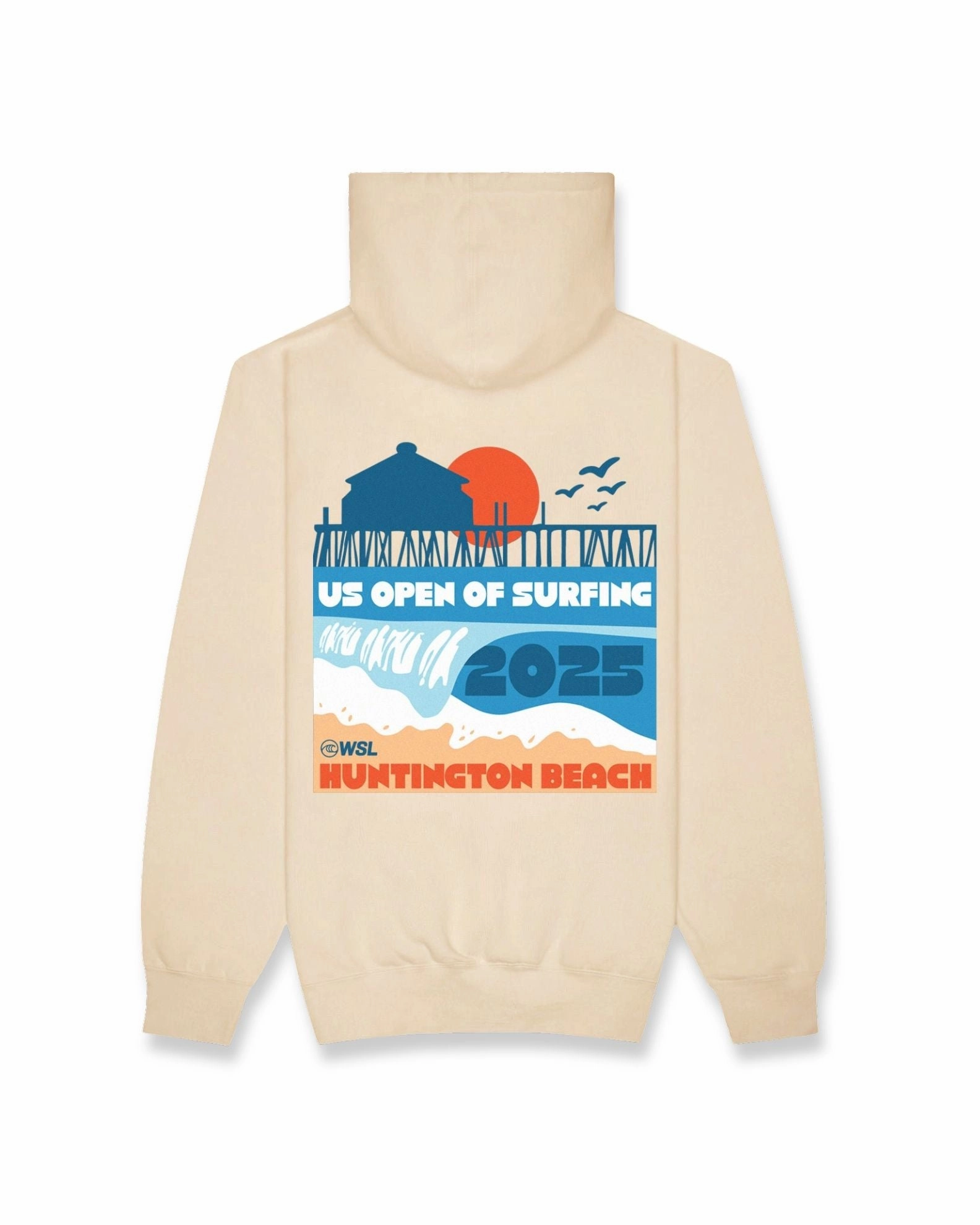 Exclusive Online Offer Special Surprise Sale Us Open 2025 Barrel City Pullover Hoodie - Sand