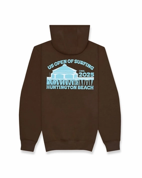 Us Open 2025 Neon Pier Pullover Hoodie - Chestnut Best Price Today Sweet Deal Today