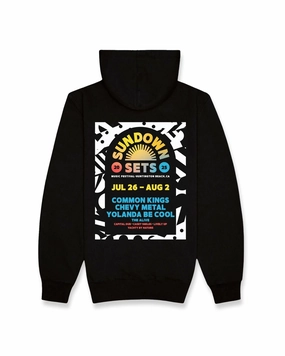 Us Open 2025 Sundown Sets Pullover Hoodie - Black Shop the Best Deals
