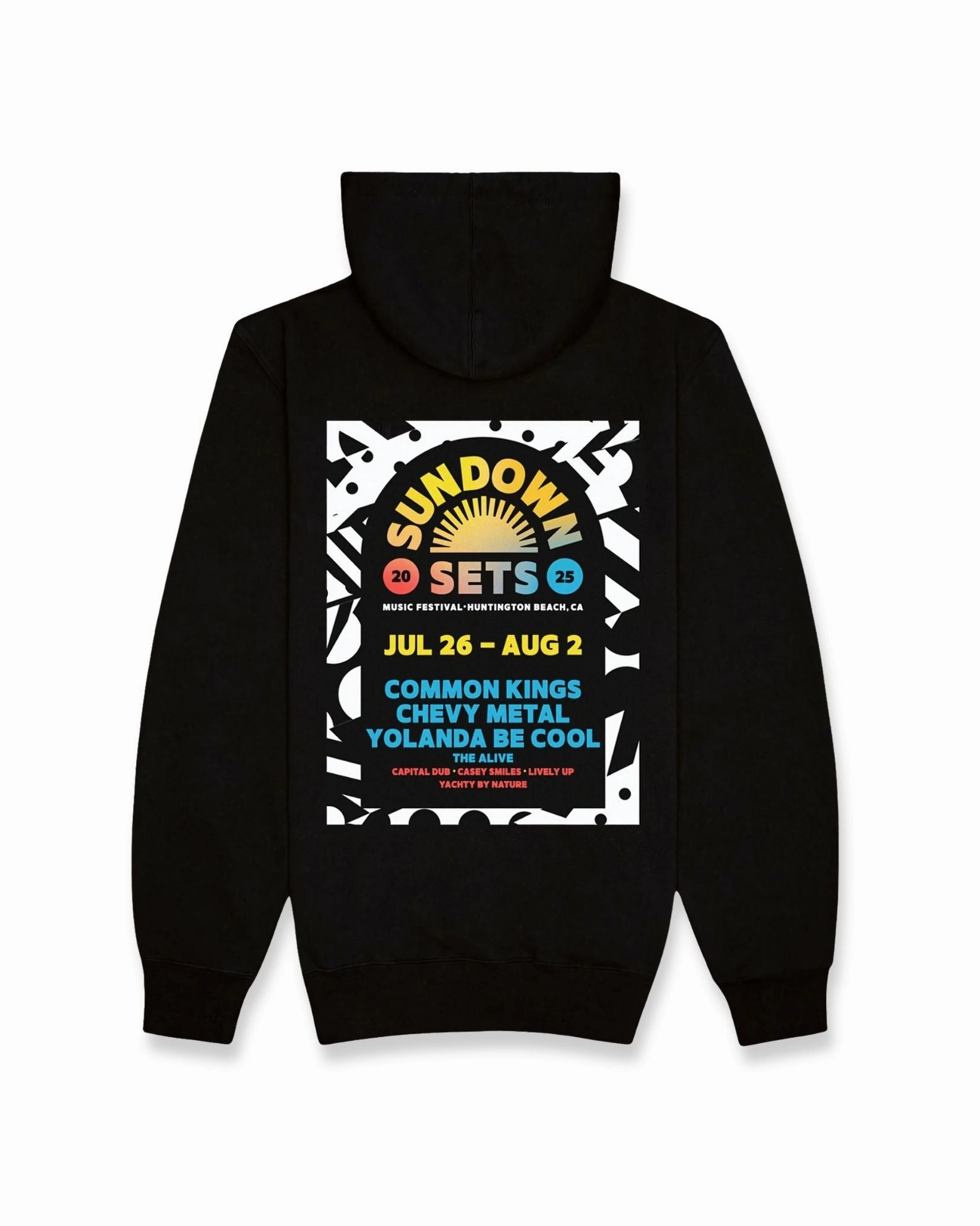 Us Open 2025 Sundown Sets Pullover Hoodie - Black Shop the Best Deals