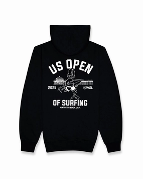Us Open X Jack'S Surfboards 2025 Runner Pullover Hoodie - Black Daily Hot Deal