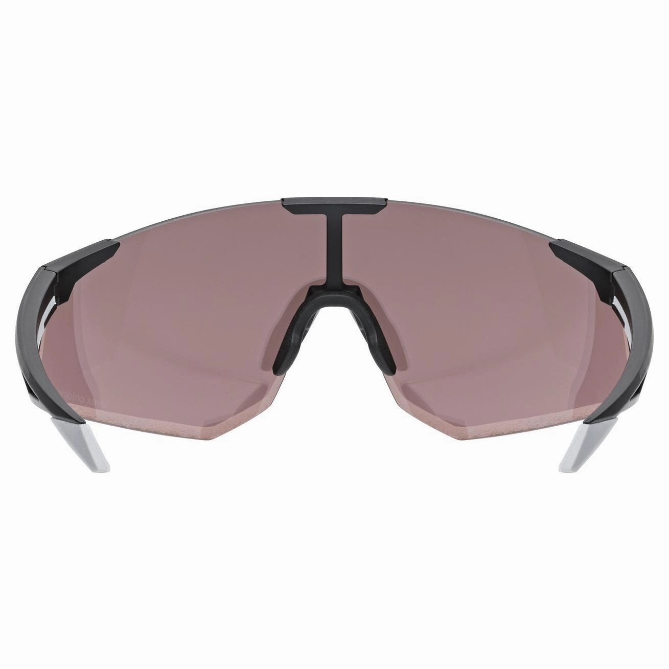 Uvex Pace Perform CV glasses - Black Matt Serious Silver