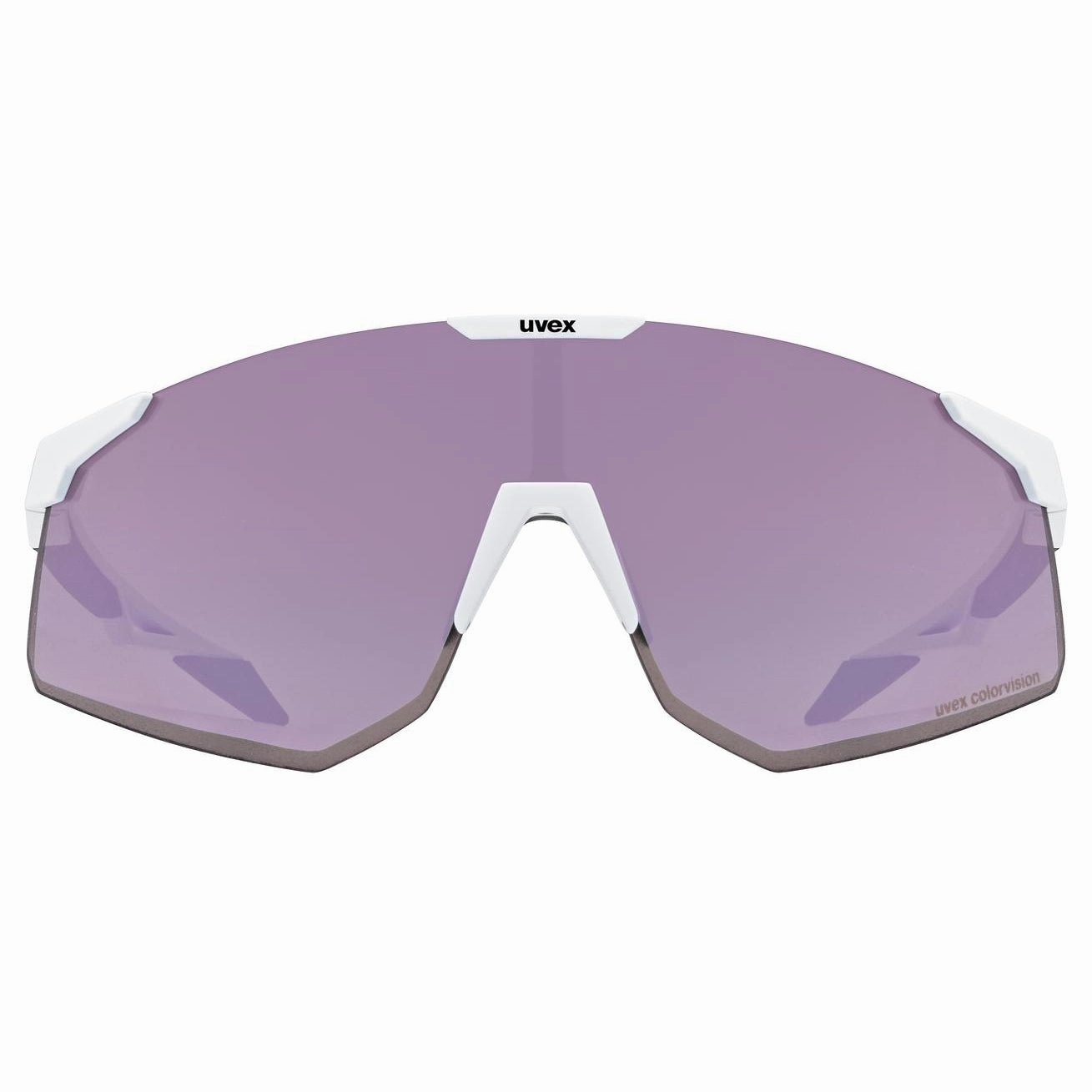 Uvex Pace Perform CV glasses - White Matt Pushy Pink