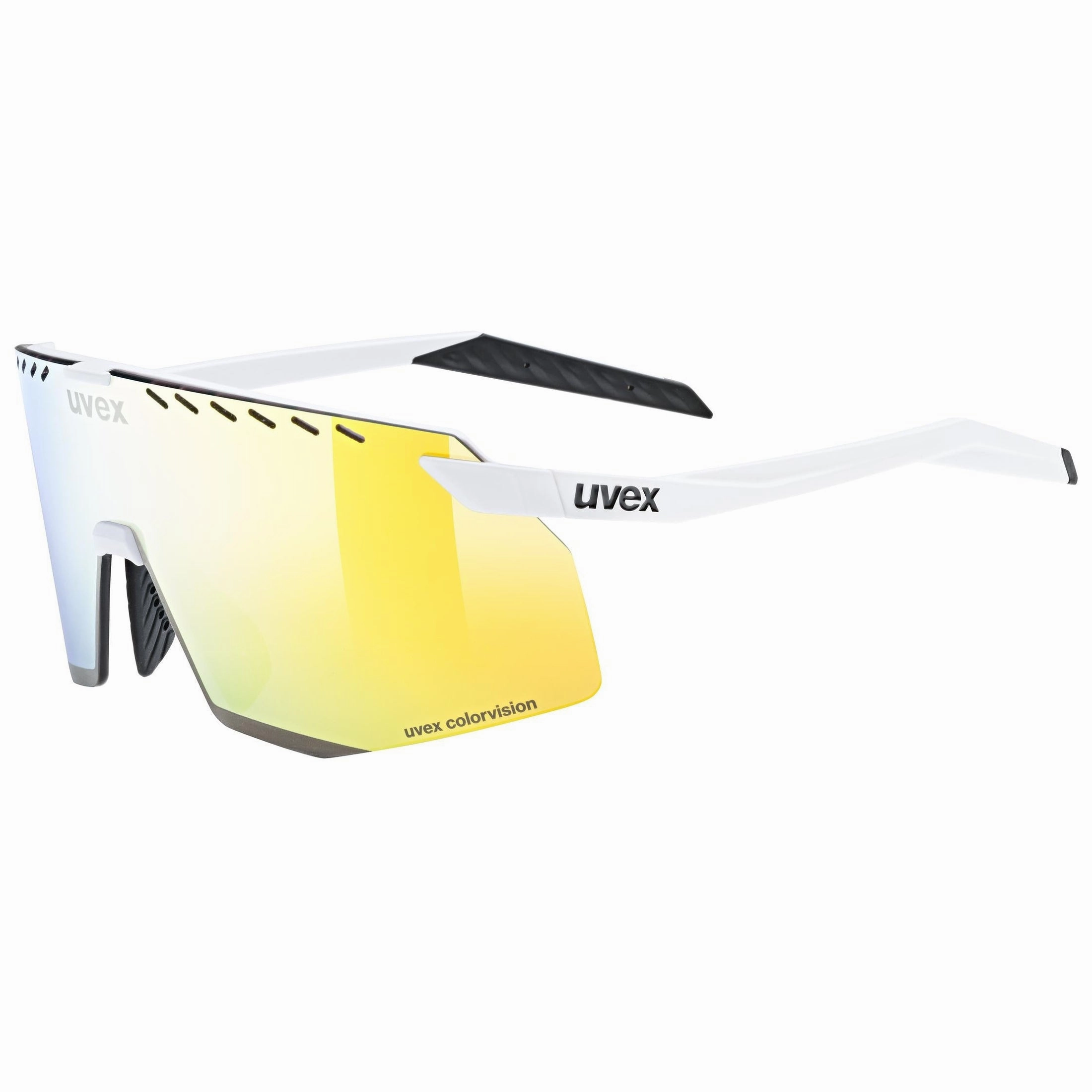 Uvex Pace Stage CV glasses - White Matt Yummy Yellow