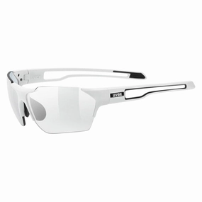 Uvex Sportstyle 202 Glasses - White Variomatic