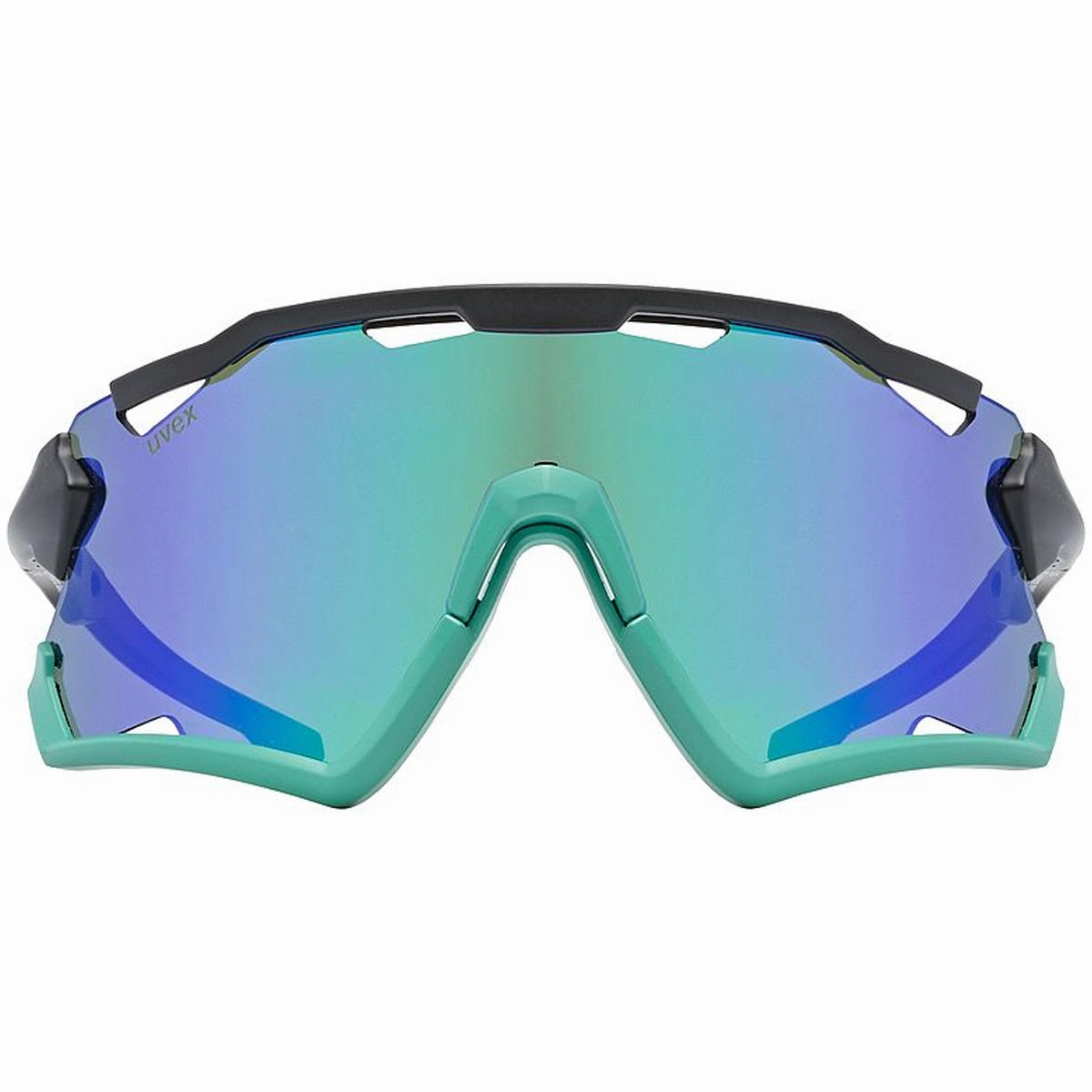 Uvex Sportstyle 228 glasses - Black Mint PC mirror blue