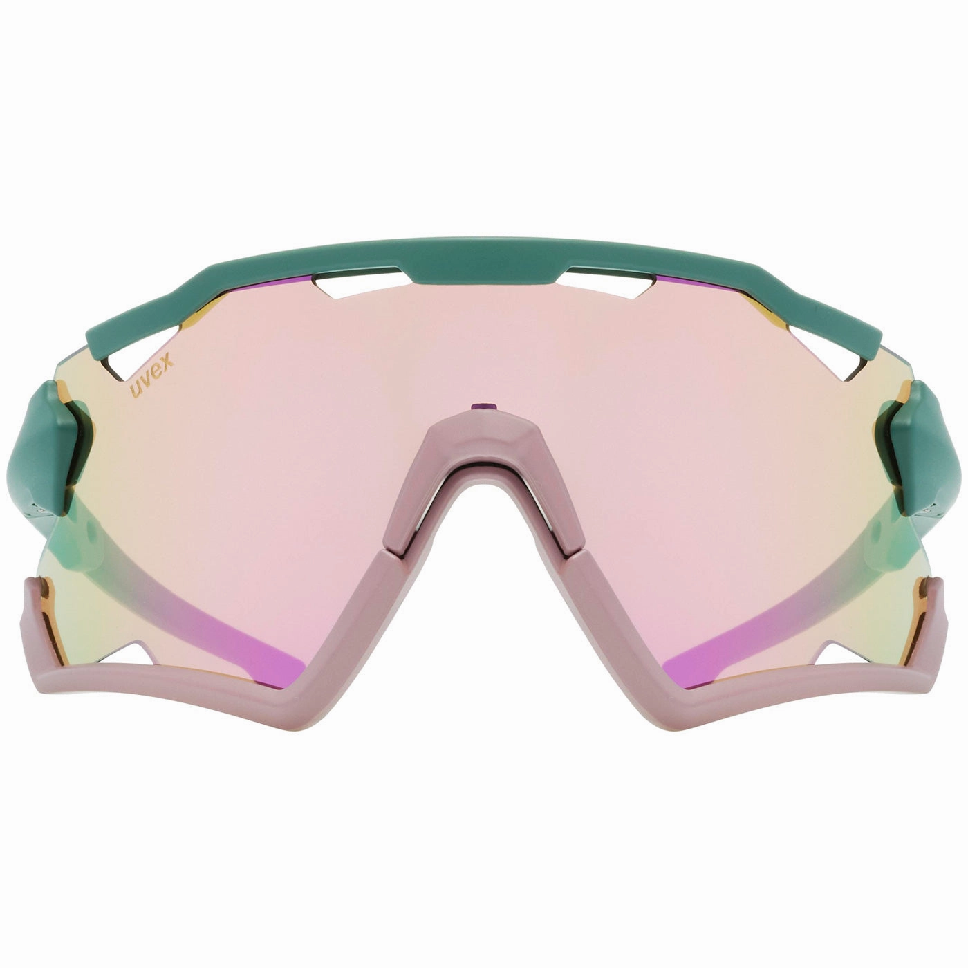 Uvex Sportstyle 228 glasses - Moss rose mirror rose