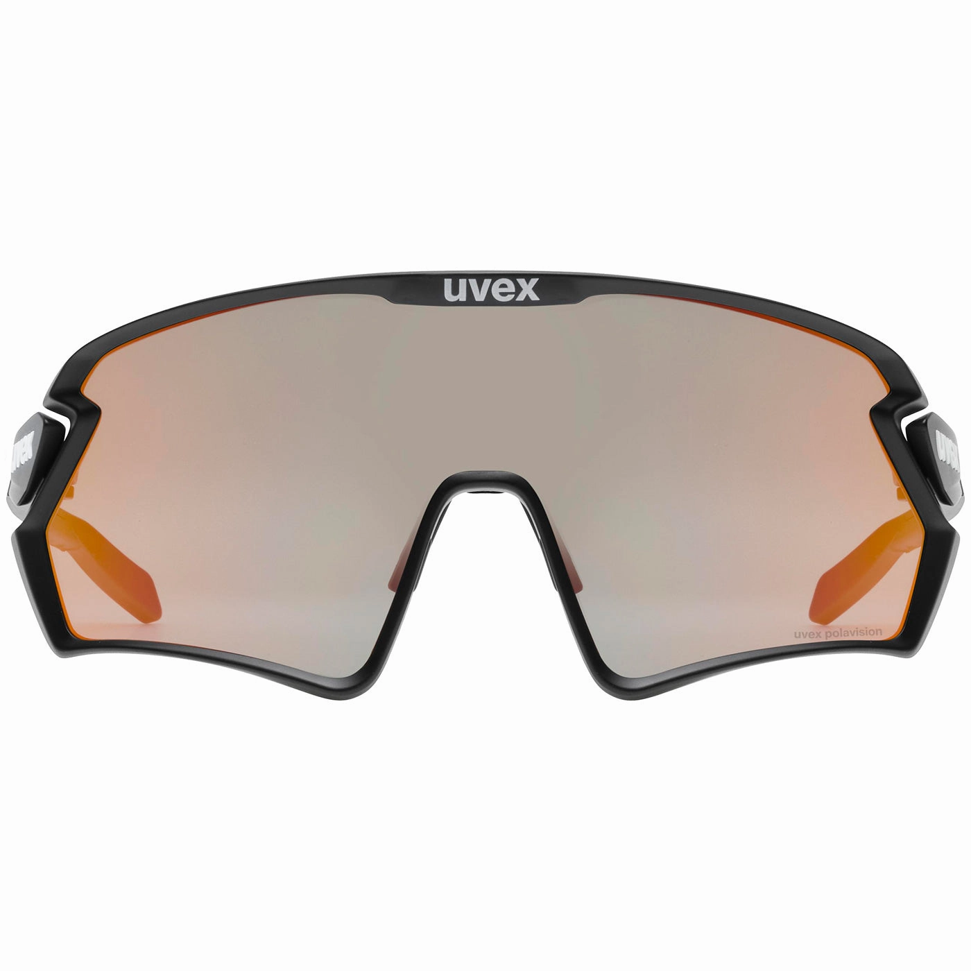 Uvex Sportstyle 231 2.0 P glasses - Black Matt Polavision Red