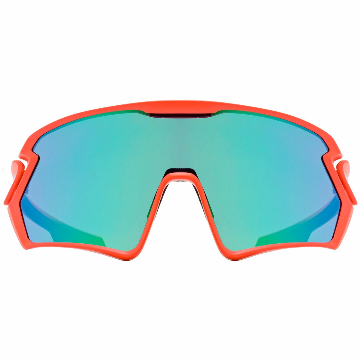 Uvex Sportstyle 231 glasses - Orange matt Mirror green