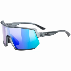 Uvex Sportstyle 235 glasses - Smoke mat Mirror green