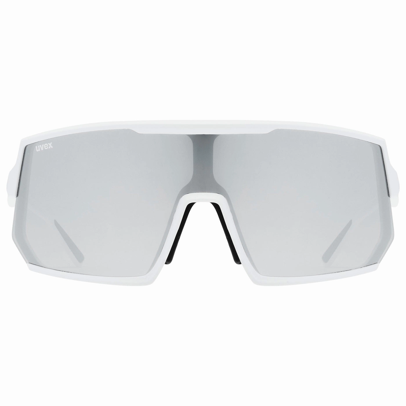 Uvex Sportstyle 235 glasses - White mat Mirror silver