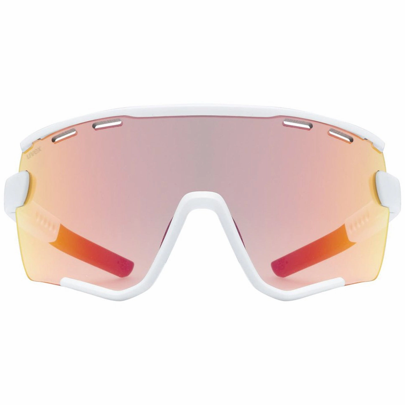 Uvex Sportstyle 236 set glasses - White mat mirror red