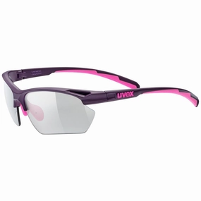 Uvex Sportstyle 802 V Small Glasses - Purple Variomatic smoke