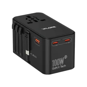 Todays Special Picks Valore Pd100W Universal Travel Adaptor With Retractable Cable (Uta-003)