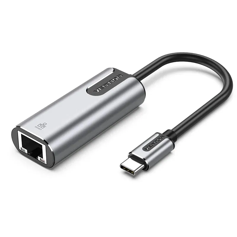 Vention Cfnhb Usb-C To Gigabit Ethernet Adapter Gray 0.15M Mega Discount Event Dont Wait Save