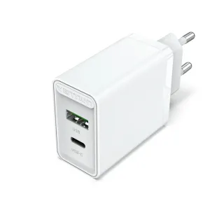 Big Clearance Event Vention Fbbw0 Two Port Usb(A C) Wall Charger (18W/20W) Eu Plug White