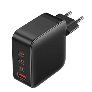 Exclusive Savings Event Vention Feib0 4-Port Usb (C C C A) Gan Charging Kit (140W/140W/30W/30W) Eu Black
