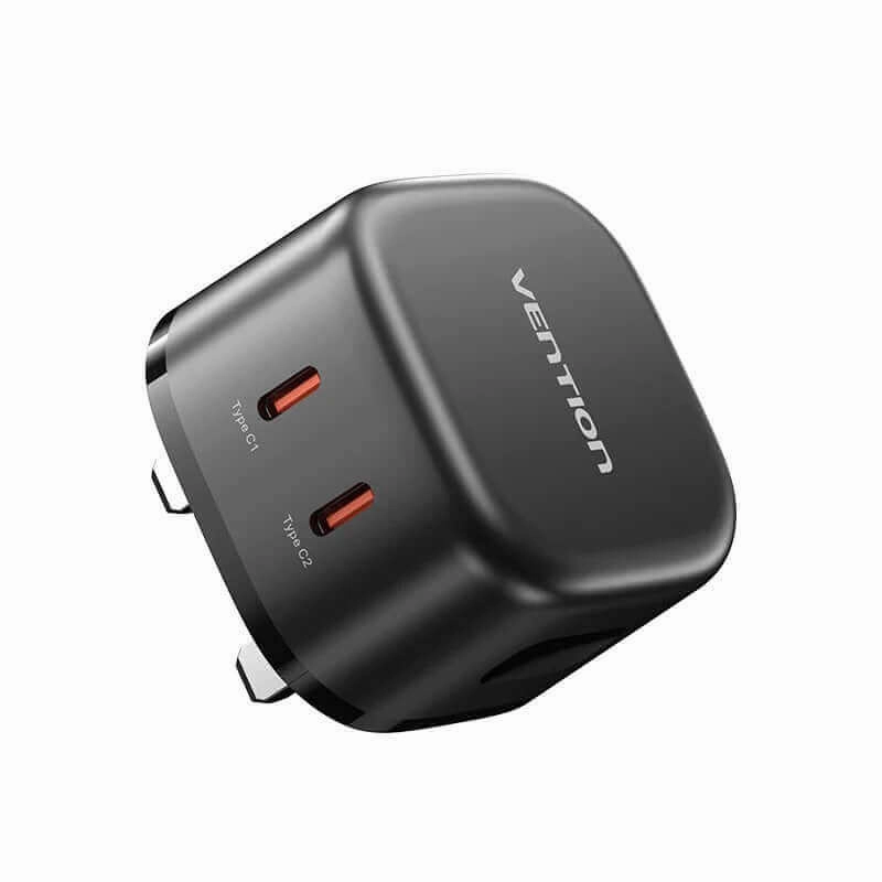 Big Sale Today Instant Deal Today Vention 2-Port Usb (C   C) Gan Charger 45W