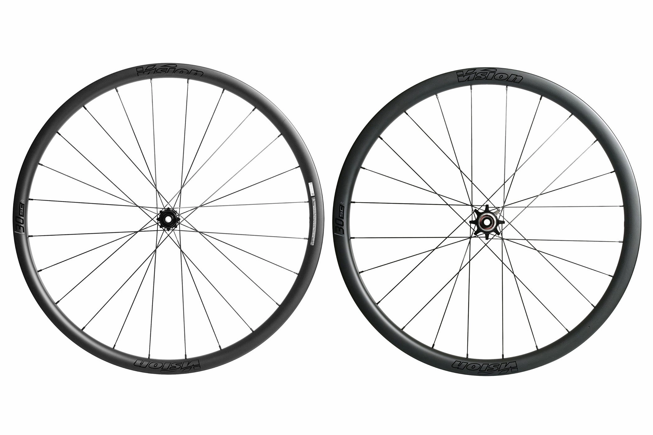 Vision SC 30 AGX Disc TL Carbon Tubeless 700c Wheelset
