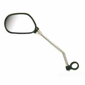 Wag Left Oval Mirror - Black