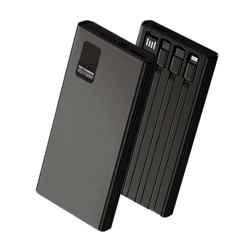 Best Deal Online Limited Stock Deals 10000Mah 22.5W Super Quick Charge Powerbank With Built-In Cables