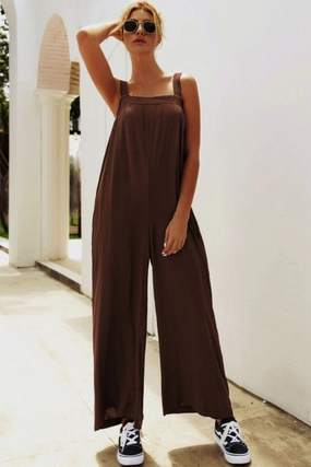Wide Strap Wide Leg Jumpsuit Trendy Picks Today Instant Deal Today