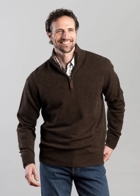 Lewis Lambswool 1/4 Zip Jumper Mega Discount Today Grab It Now