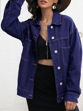 Buttoned Denim Jacket Flash Sale Alert