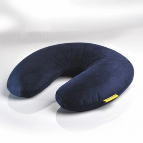 Daily Deal Frenzy Travel Blue Micro Pearls Neck Pillow