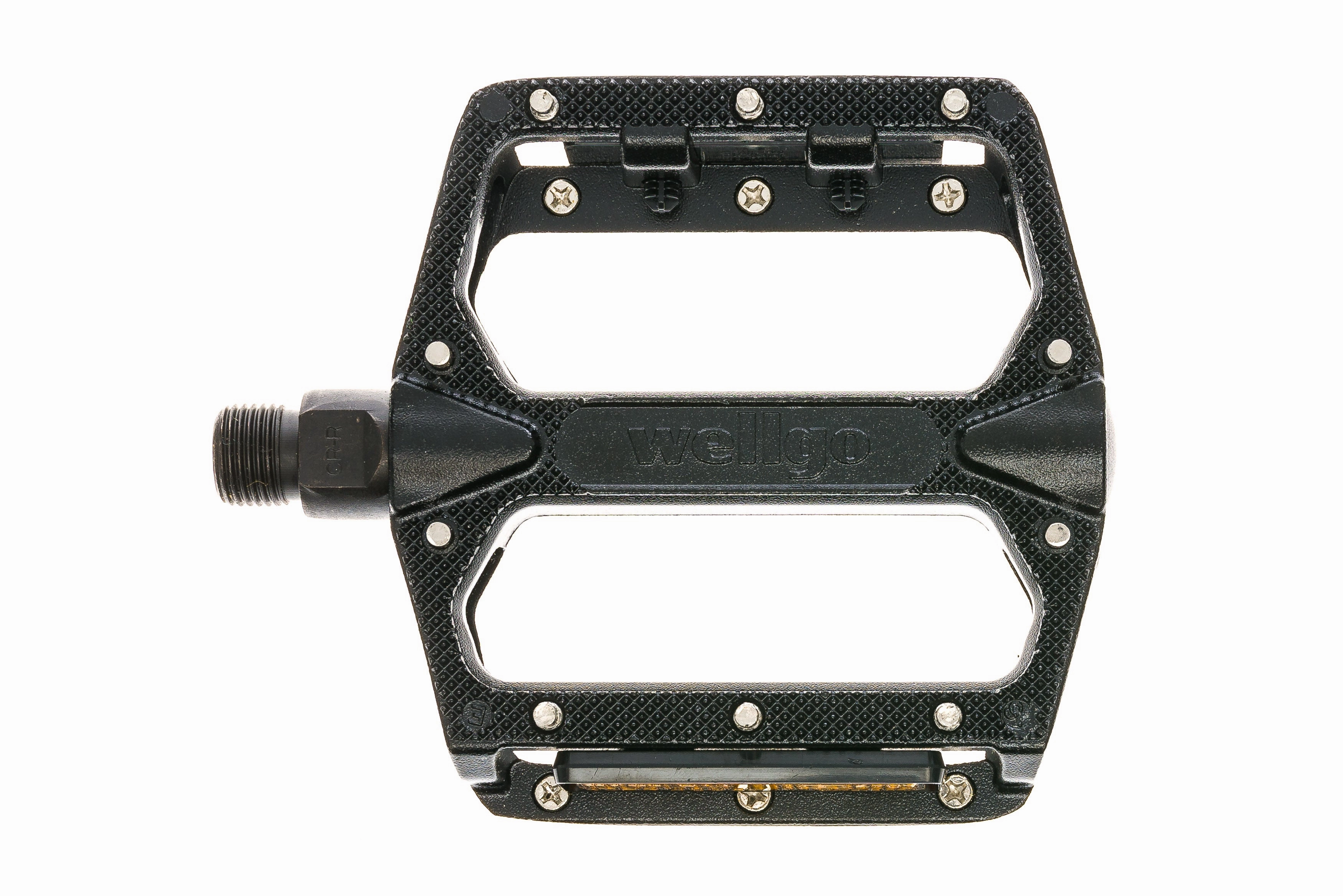 Wellgo Platform Pedals w/ Replaceable Pins Black