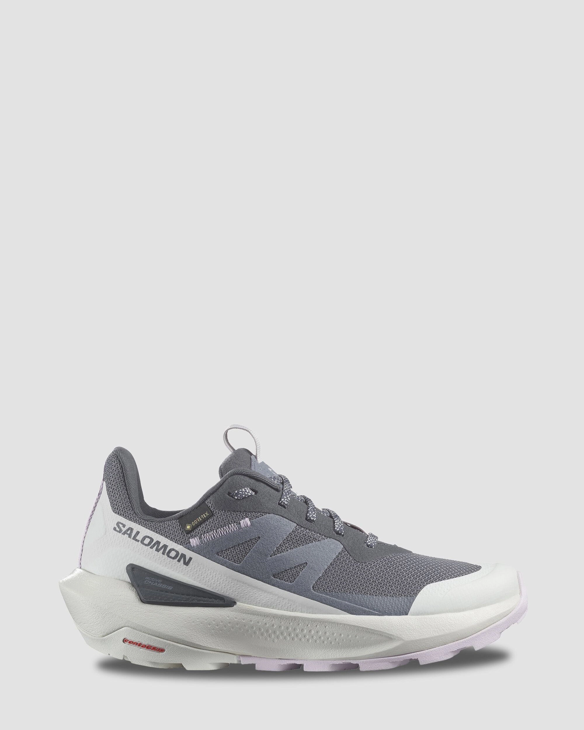 Limited Time Offer Best Seller Deal Women'S Salomon Elixir Activ Gtx Hiking Shoes - India Ink/Glacier Gray/Orchid Petal