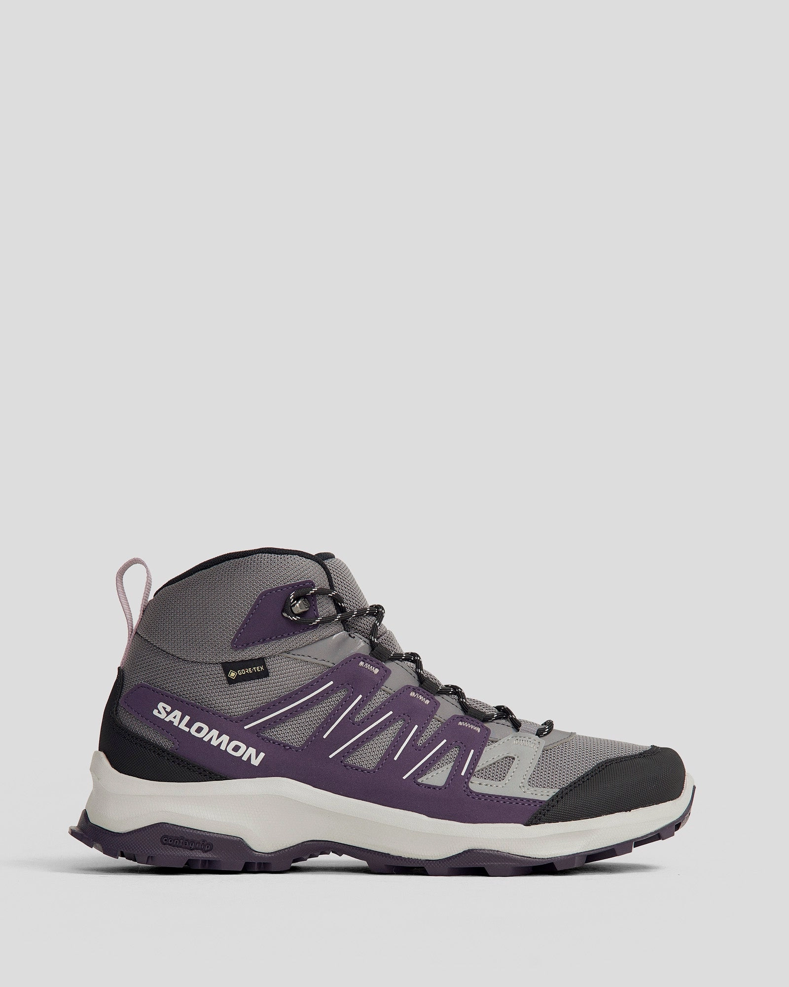 Mega Sale Now Women'S Salomon Grivola Mid Waterproof Hiking Boots - Qush/Night/Quail