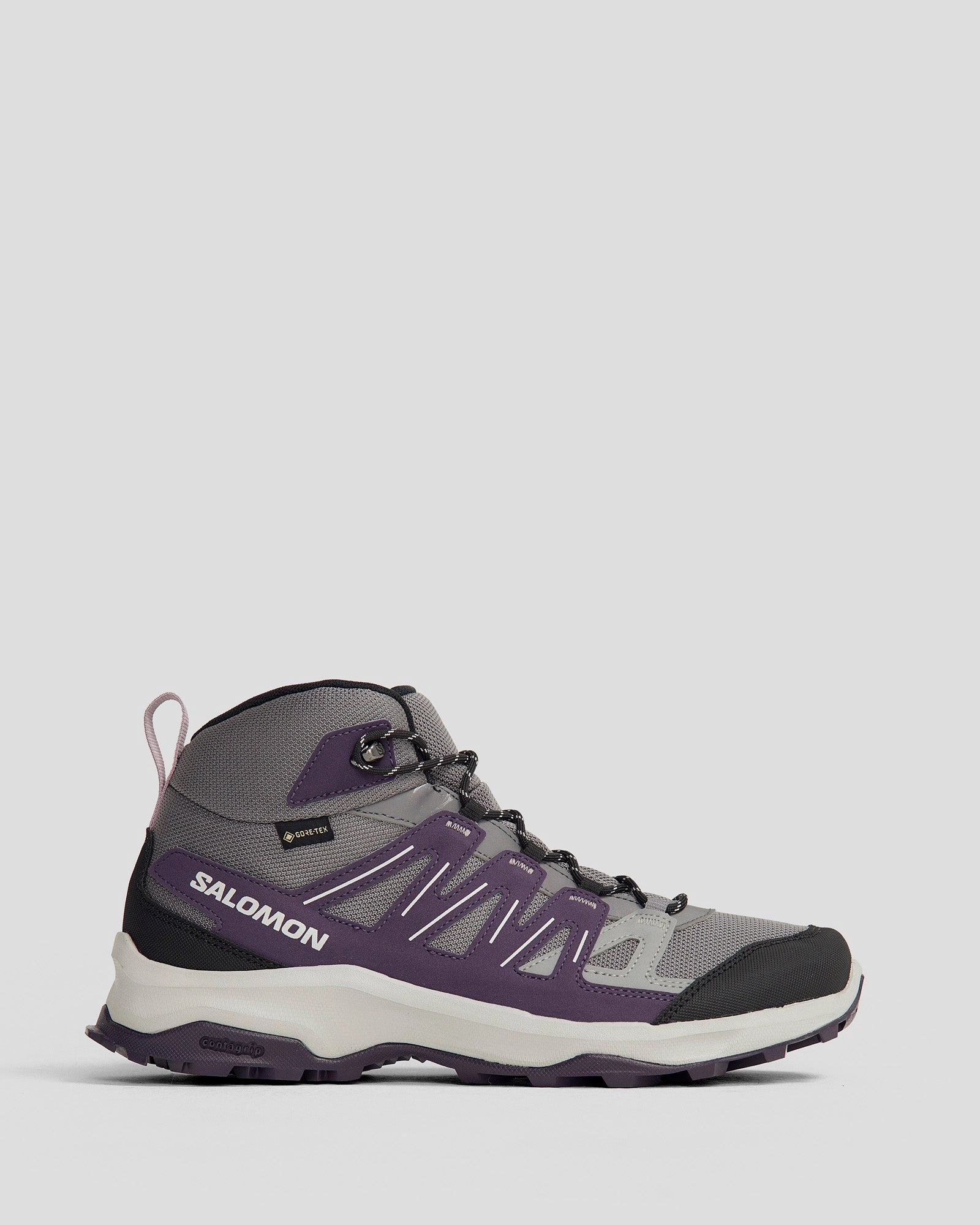 Grab It Before Gone Limited Stock Hot Deal Women'S Salomon Grivola Mid Waterproof Hiking Boots - Qush/Night/Quail