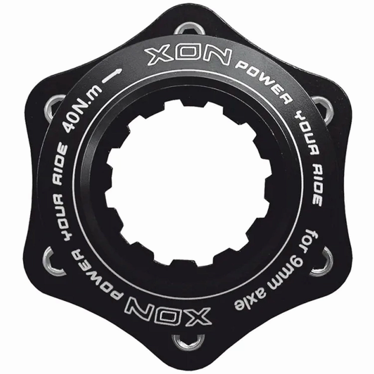 Xon Disco Center Lock Thru Axle Adapter - 9 mm