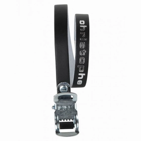 Zefal Christophe Leather toe straps - Black