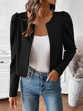 Zip Up Long Sleeve Jacket Special Online Offer Today Only Steal