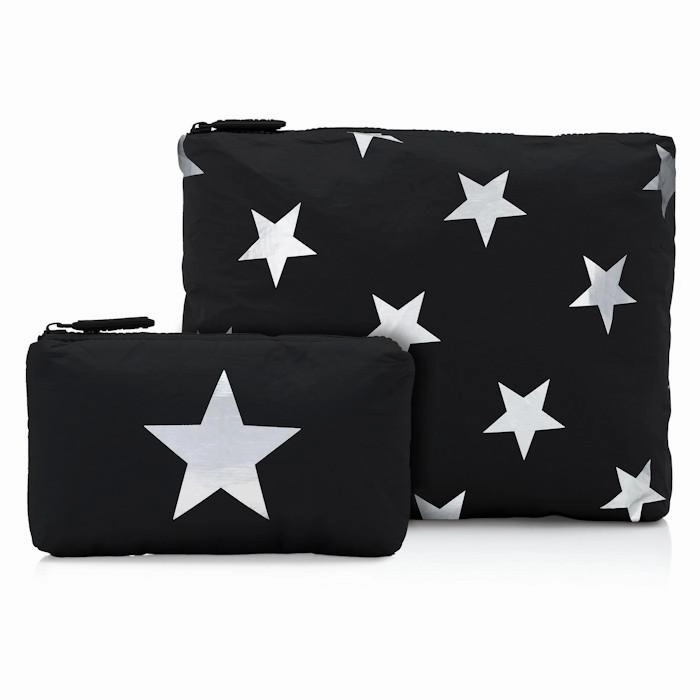 Zipper Pack Silver/Black Star Shop Save Big